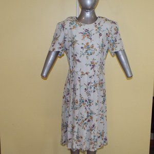 Peri Petites Short Sleeve Floral Dress